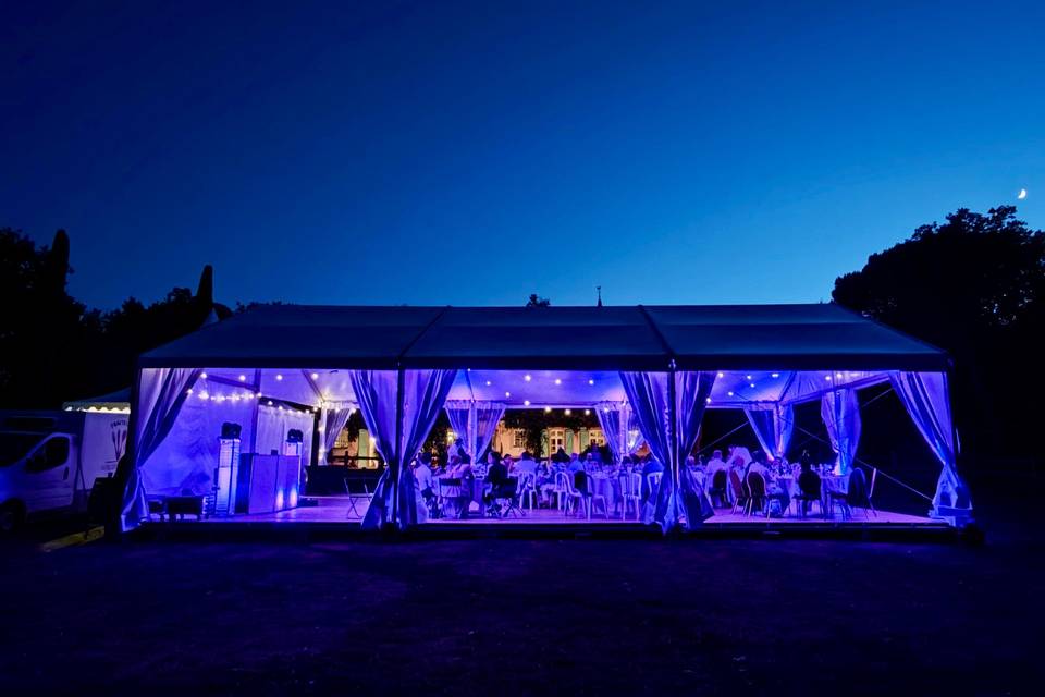 Chapiteau mariage 150m²
