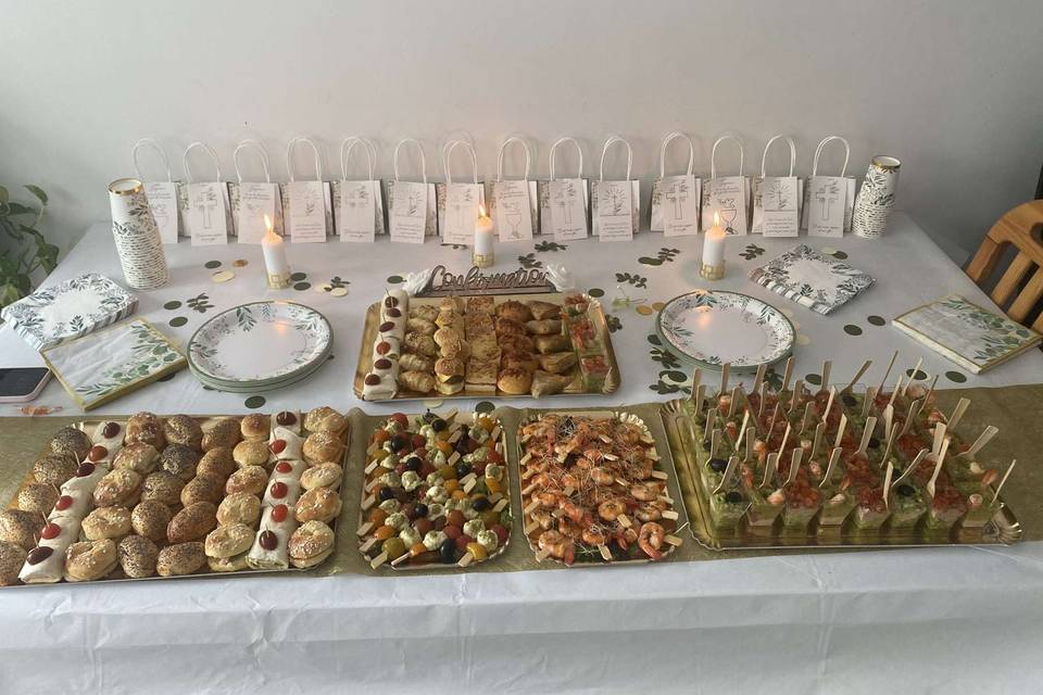 Buffet salées pour une cérémon