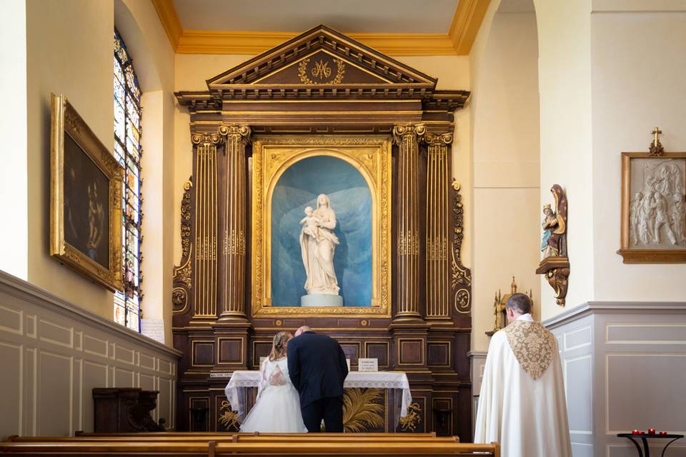 Instant volé à l'église