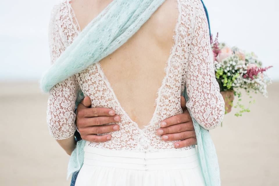 Romance sur la plage