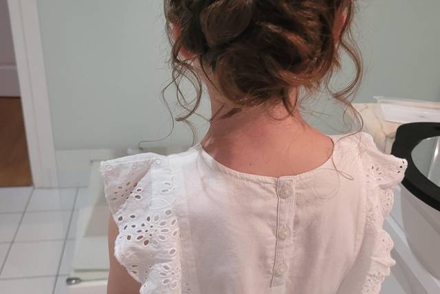 Coiffure demoiselle d'honneur