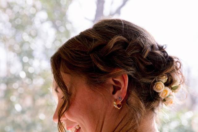 Coiffure mariée bohème