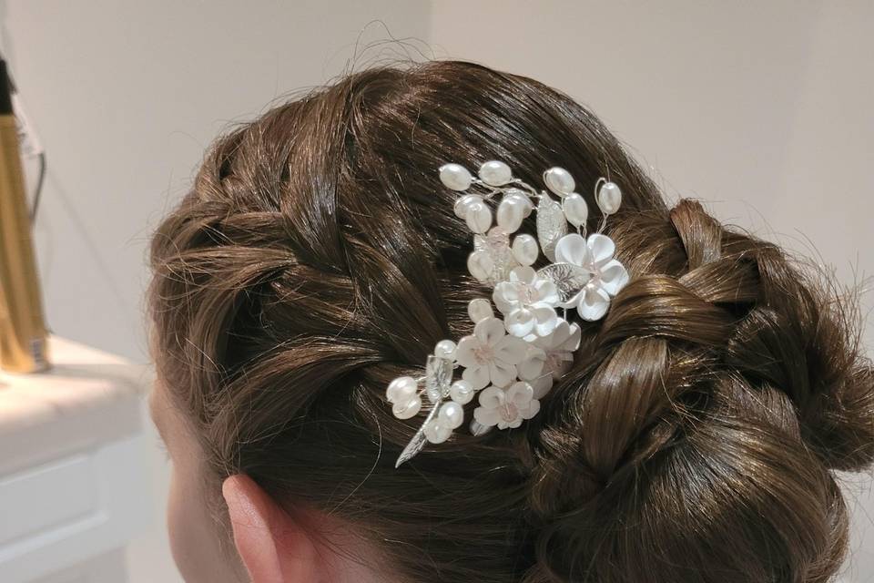 Coiffure demoiselle d'honneur