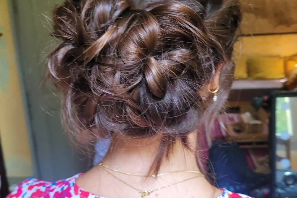 Chignon bohème