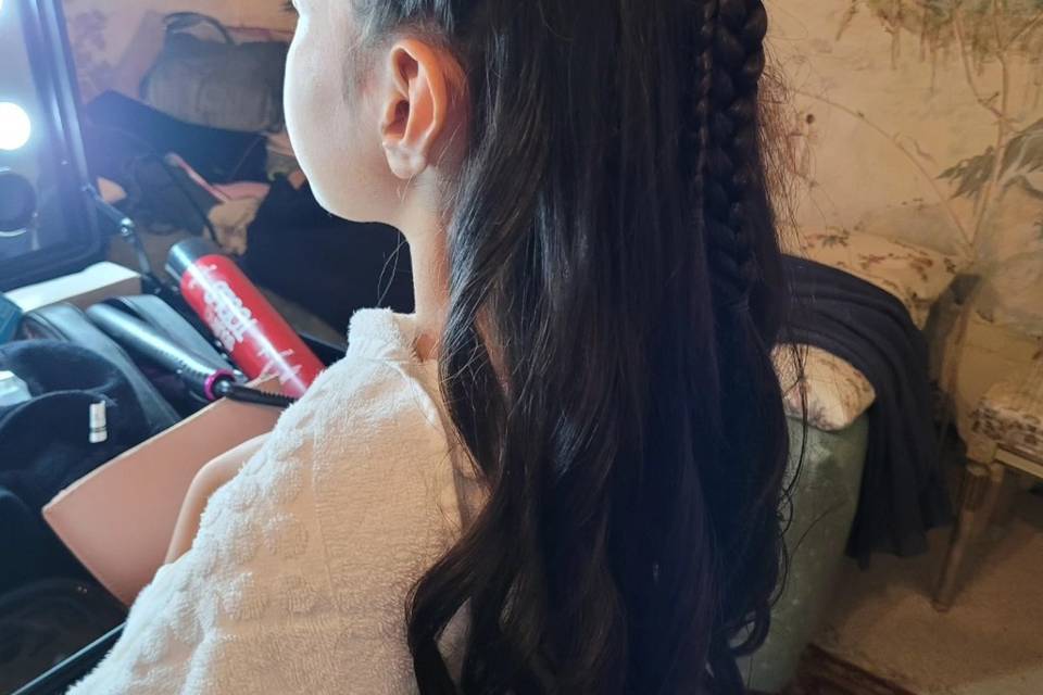 Coiffure tressé