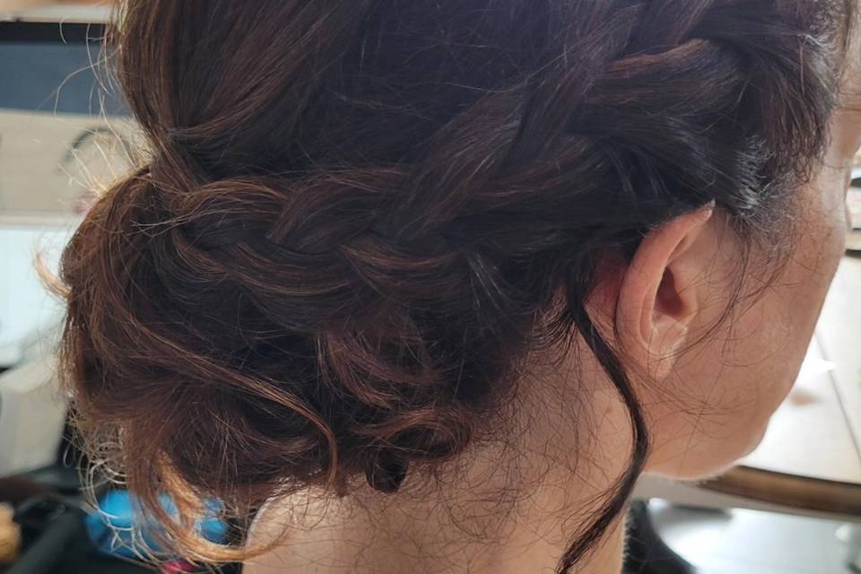 Chignon tressé