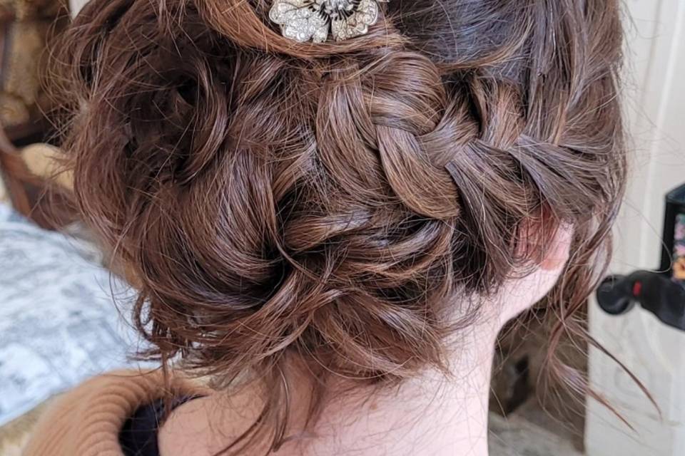Chignon bohème