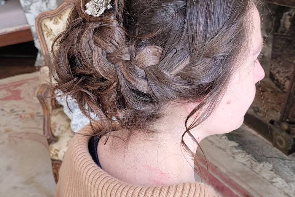 Chignon bohème