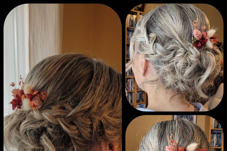 Chignon bohème