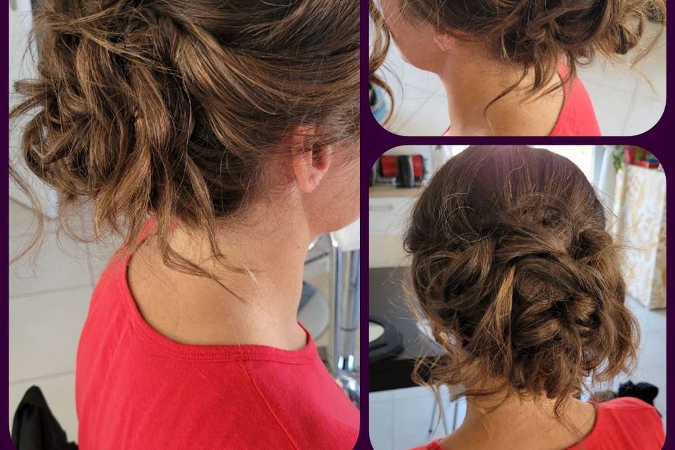 Chignon bohème