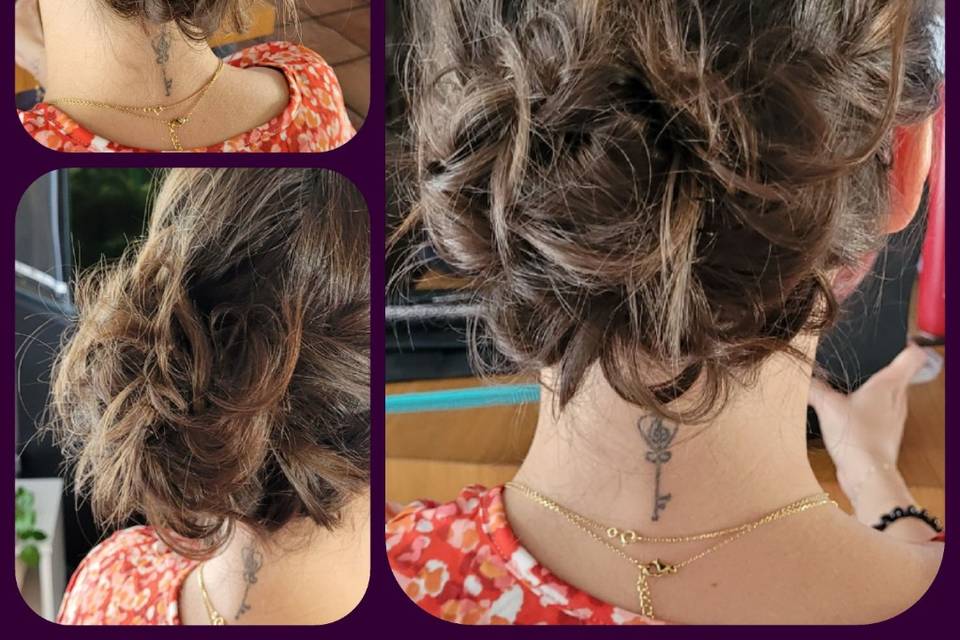 Chignon bohème