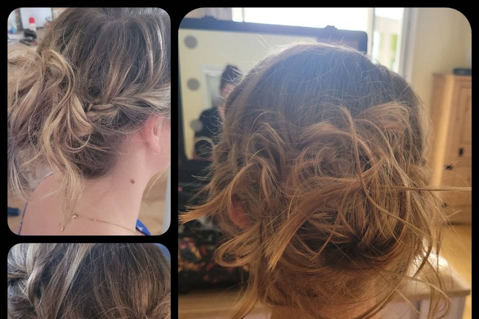 Chignon bohème