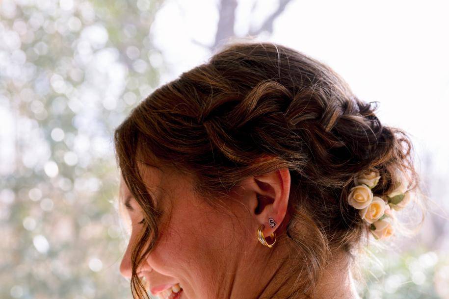 Coiffure mariée bohème