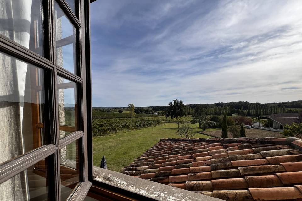 Vue chambre gite 12 personnes
