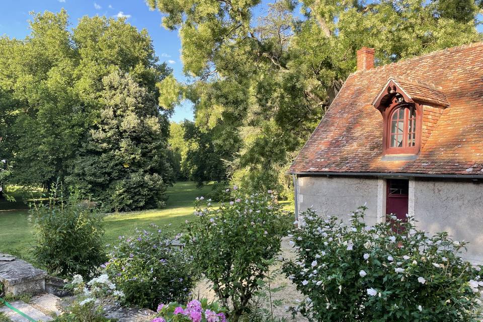 La terrasse fleurie