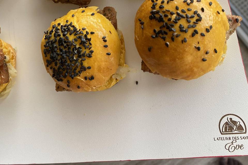 Burger au patate douce