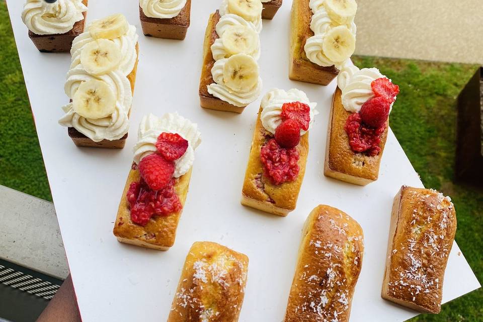 Cake avec plusieurs saveurs