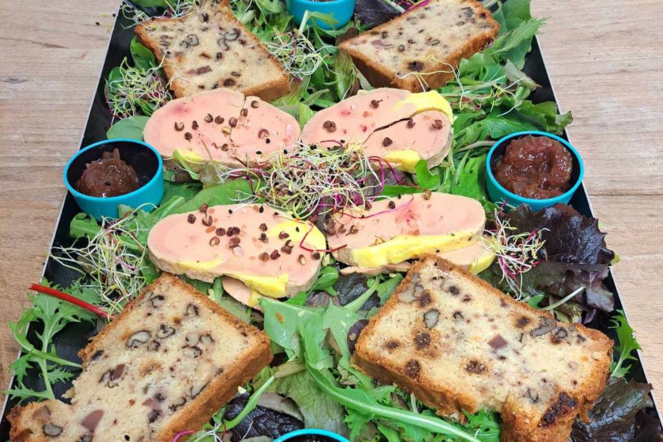 Plateau foie gras à emporter