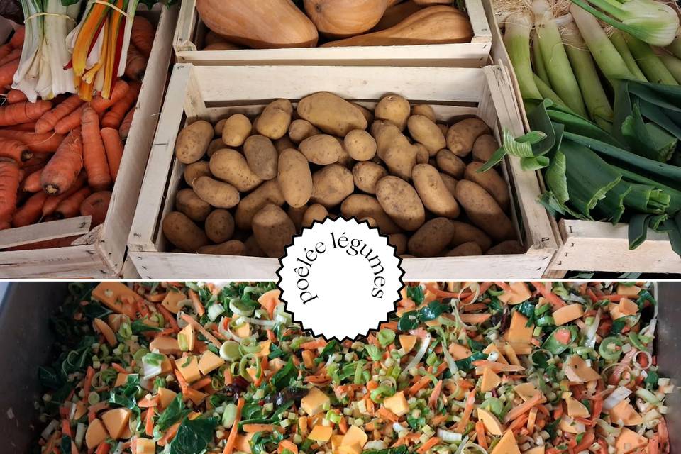 Poelée légumes saison