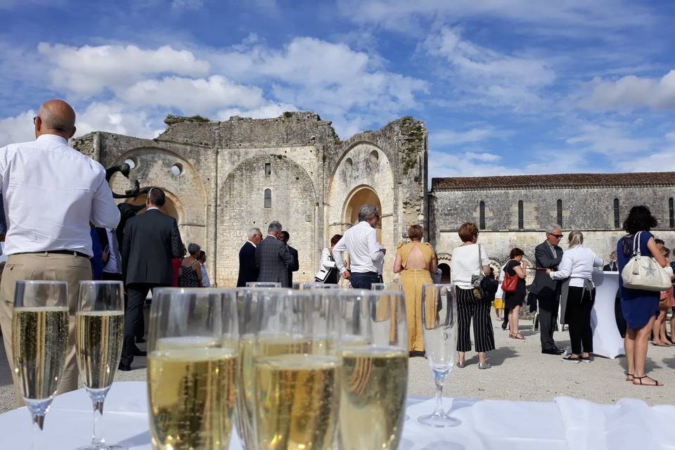 Cocktail entreprise à l'abbaye