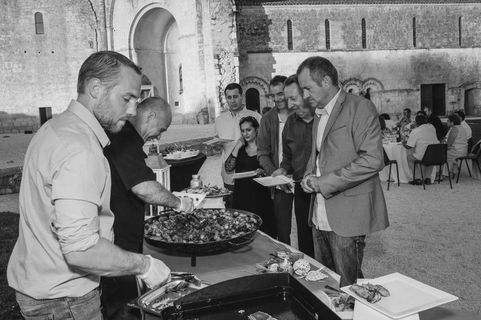 Repas du Traiteur en extérieur