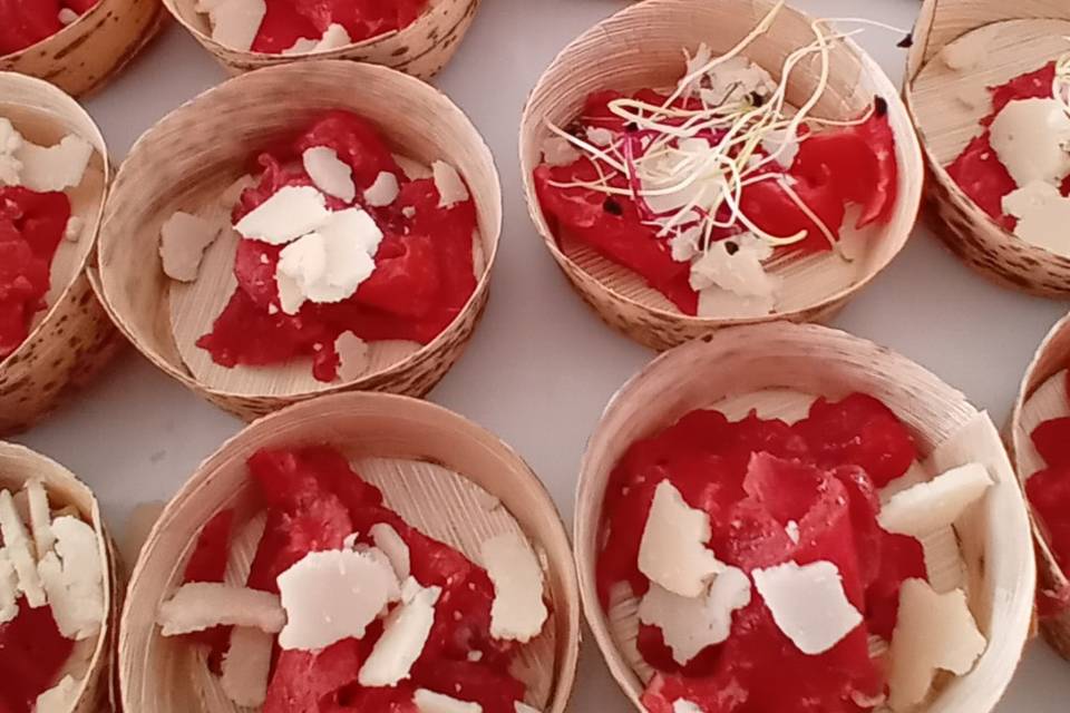 Carpaccio de bœuf a l huile de