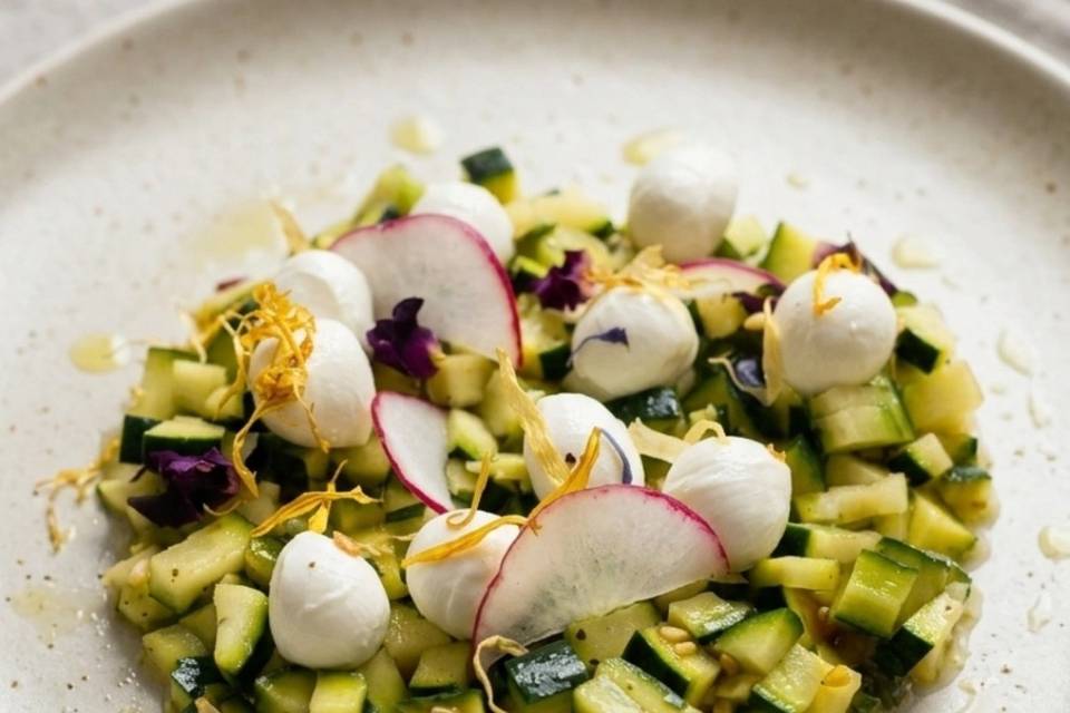 Tartare de courgette