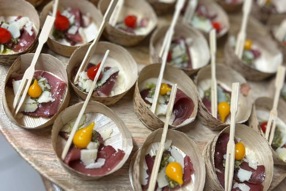Carpaccio de magret de canard