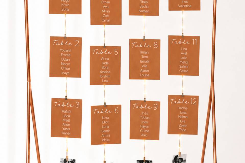 Plan de table