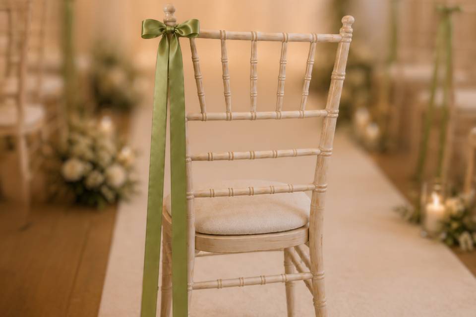 Drapés de chaise
