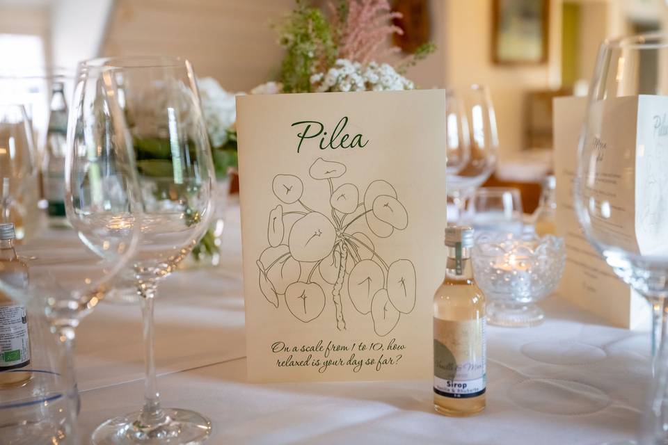 Table mariage