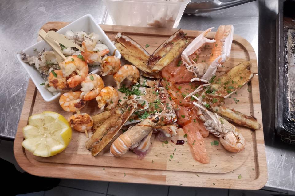 Planche de fruits de mer