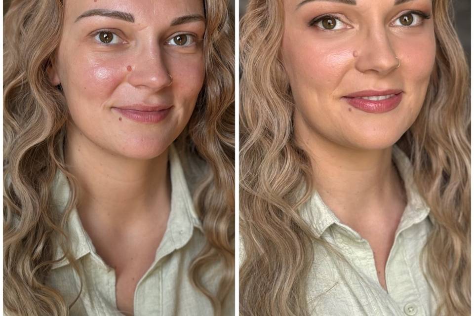 Avant/ après maquillage