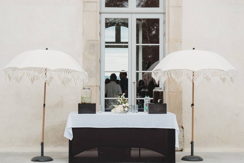 Rafraichissement sur terrasse