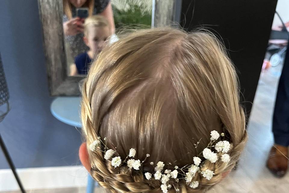 Coiffure petite fille