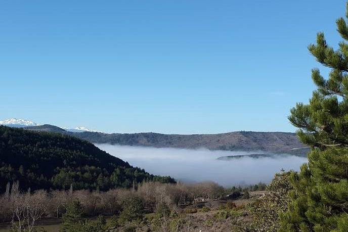 Lever du soleil sur Castillou