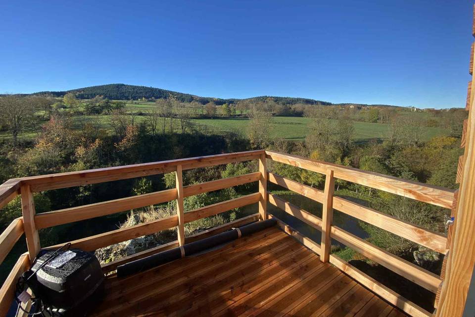 Terrasse cabane