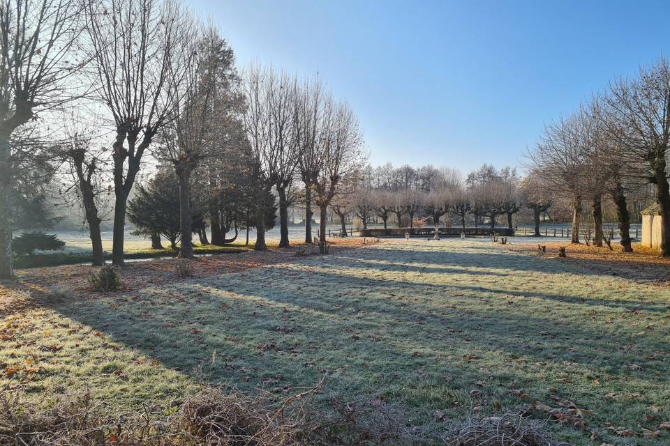 Parterre central en décembre