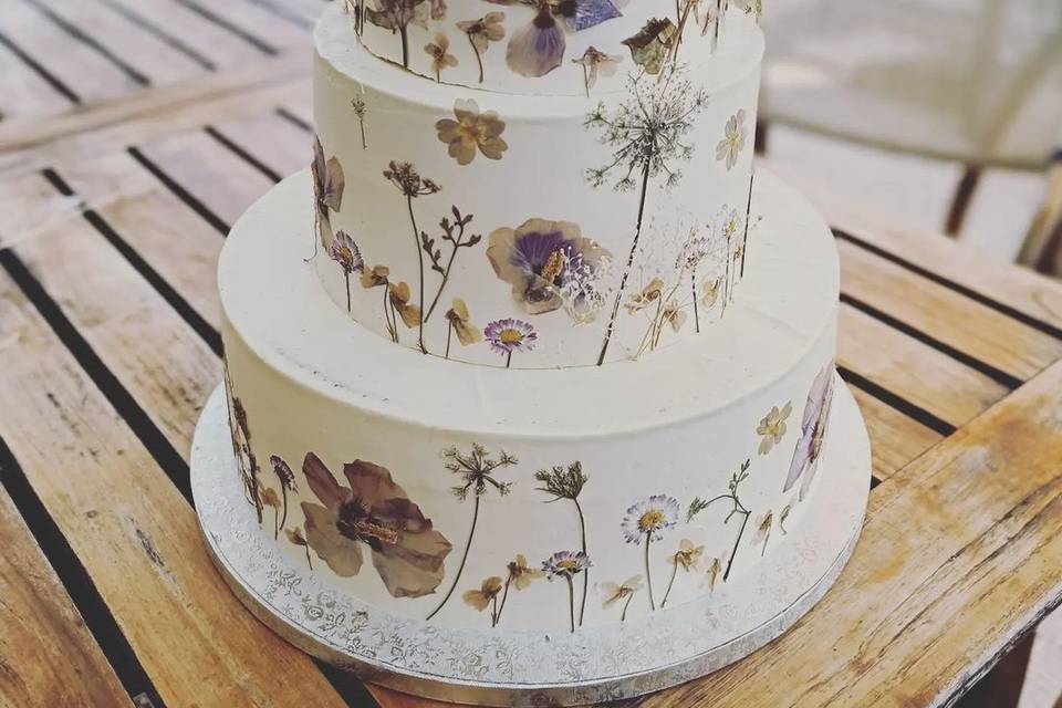 Botanical cake mauve