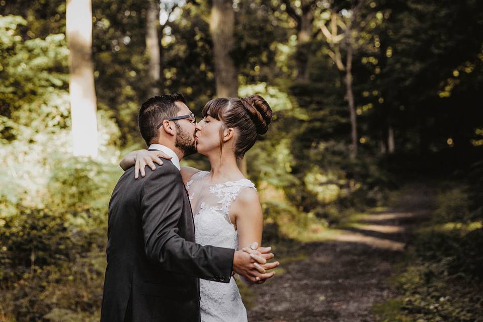 Photos de couple en forêt