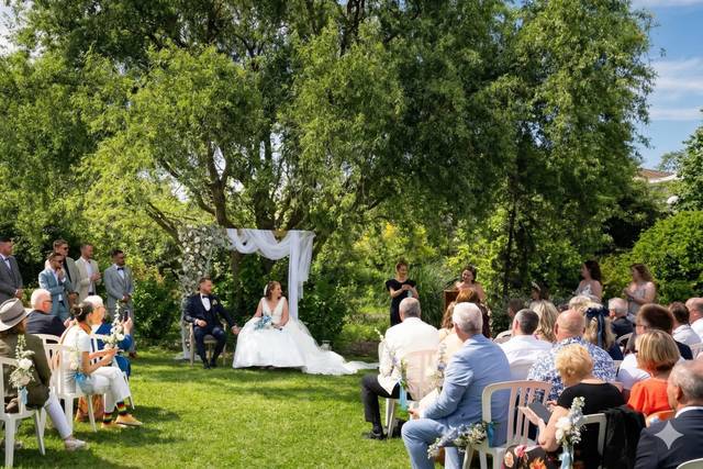 Cérémonie au coeur du parc