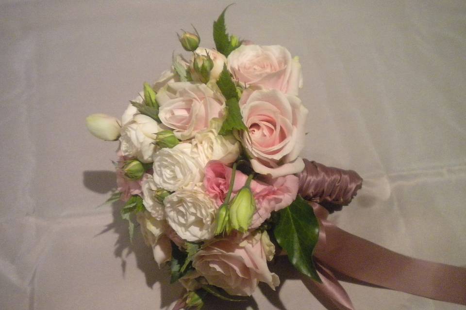 Bouquet de mariée rose