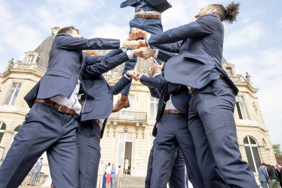 Mairé et ses garçon d'honneur