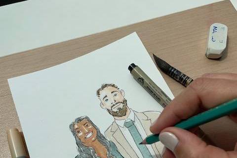 Portrait aquarelle