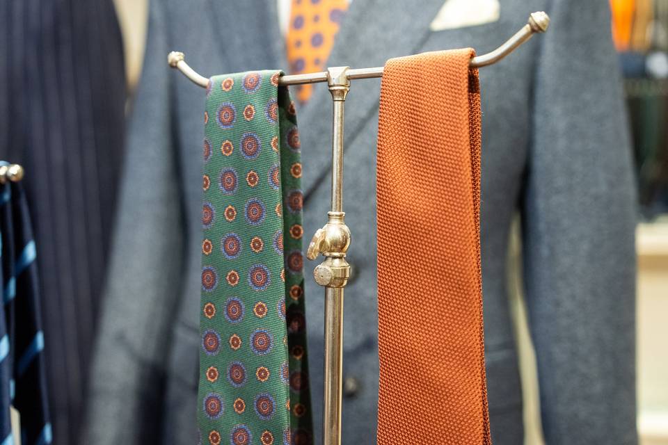 selection cravates et pochettes