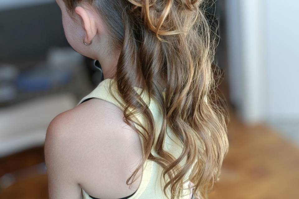 Demi chignon