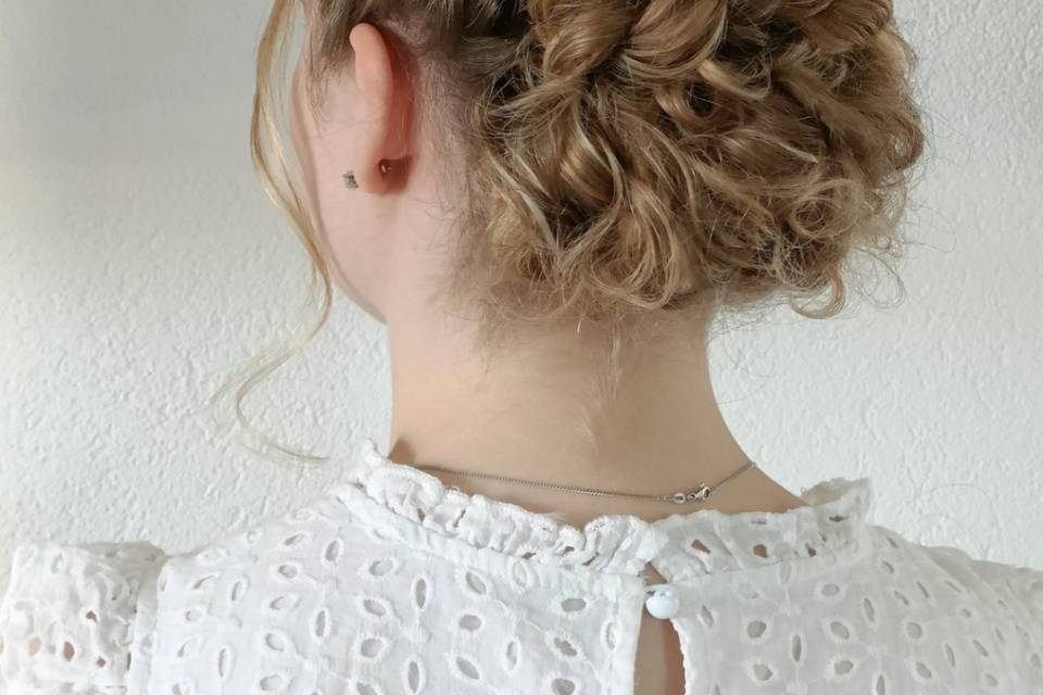 Chignon tressé