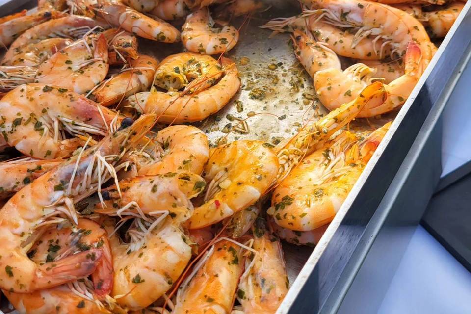 Gambas à la plancha