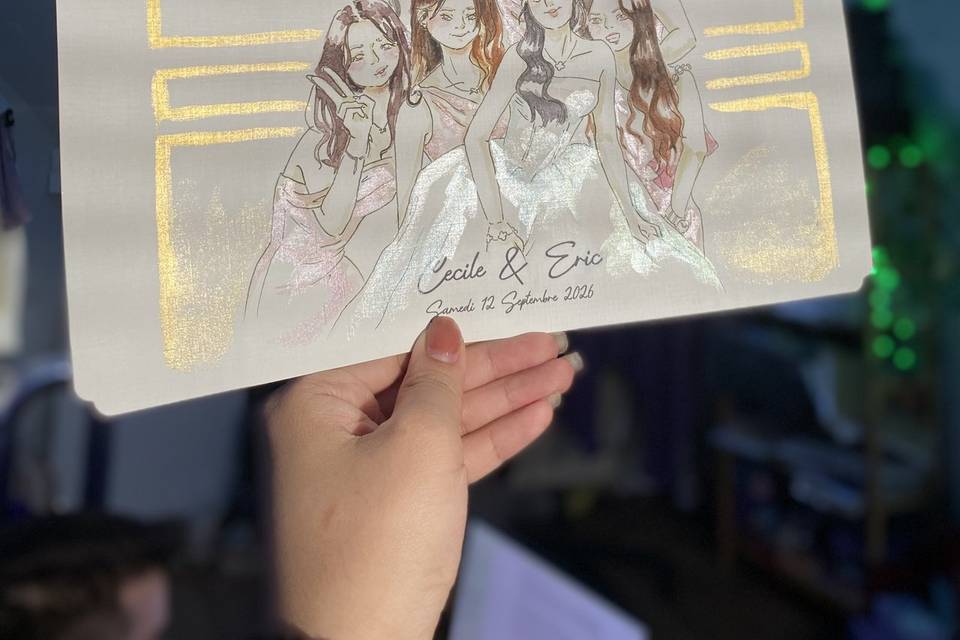 Portrait aquarelle
