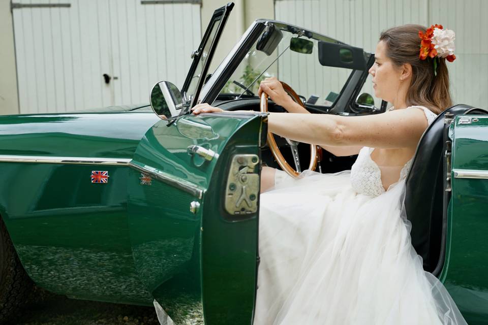 Robe de mariée tulle